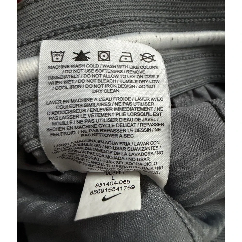Nike Mens Basketball Shorts Gray Athletic Gym Training Large EUC